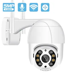 5MP PTZ IP Camera WiFi Ao Ar Livre Ai Detecção Humana Áudio 1080P Segurança Sem Fio CCTV Câmera P2P RTSP 4X Digital Zoom WiFi Camera