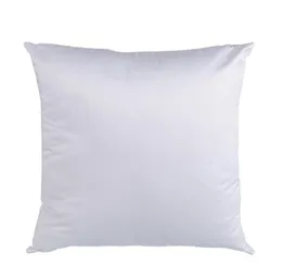 45 * 45cm Sublimation Square Pillowcases DIY Blank PillowCase Kuddehölje för värmeöverföring Soffa kuddefodral Blankor Vit Kasta Pillow SN4534