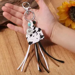 キーチェーンキーチェーンメタルフラワーフェイクレザーcarkeychains for carkeychains for carkeychains for carkeychains for carkeychains for-lost multifunctional tassel lost multifunctional tassel