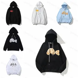 21SS Erkek Kadın Tasarımcı Melekler Hoodie Sweater Sweatshirt Street Giyim Tişört Kaz Kaz Kanada Ceketler Pa Ow Beyaz Sis Avuçları Bear Hoodies