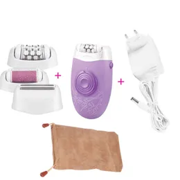 3in1 Vrouwen Epilator Elektrische Vrouwelijke Gezicht Ontharen Dame Scheerapparaat Çıkartma Bikini Prive Düzeltici Ontharingscrème 220509