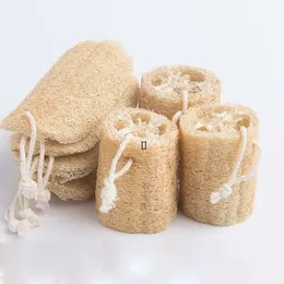 Loofah الطبيعية لوفا حمام فرش اللوازم حماية البيئة المنتج نظيفة تقشير فرك لينة منشفة فرشاة وعاء غسل GCB14951