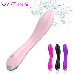 Vatine 20 Speed ​​Vaginal Massager USB Laddning G Spot Vibrator AV Wand Sexiga leksaker för kvinna Kvinna Masturbator Klitorisstimulator