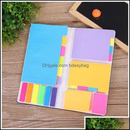 Gift Wrap Event Party Supplies Festive Home Garden Fluorescence Self Adhesive Memo Pad Small Pocket Not Dhkpb