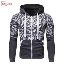 SiteWeie Sport Jacket Men Men осенняя повседневная толстовка модная куртка мужчины с печеной на молнии на молнии