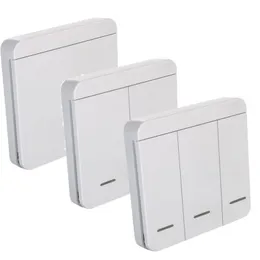 Switch WiFi Tuya Smart Light Wall Panel Push -knapp 433MHz trådlöst elektriskt hem Remote Controlswitch