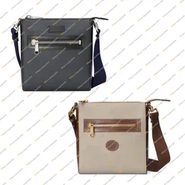 Bolsos de mensajero de lujo de diseño informal a la moda para hombre, bolso de hombro tipo bandolera, bolso de mano de alta calidad, TOP 5A 474137 681021, monedero