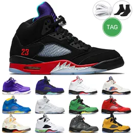 5 남자 농구화 5S Camo Top 3 항해 What White Oreo Metallic International Alternate Raging Flight Mens 트레이너 야외 스포츠 운동화