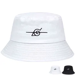 Panamá Hat Hat Homem Mulheres Anime Impressão Bob Hat Summer Hip Hop Gorros Fishing Fisherman Hat For Boy Girls Y220301 LNJAC