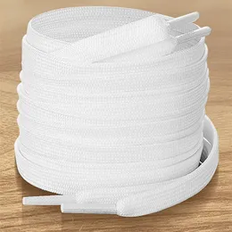 Classic Shoe laces White Black Flat Shoelaces for Sneakers laces Shoe Strings 7090100120140160CM Highquality Shoelace 220713
