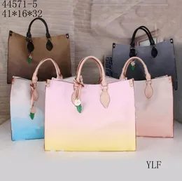 Designers handbag womens Bags women totes quality leather gradient 2022 New Arrivals 46CM shopping shoulder bag summer bags fashion