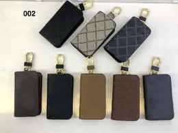 ZZ Fashion Men Universal Car Key Bags Case Unisex Designer Male Pu Leather Key's Holder Women Zipper Smart Keychain Cases Cars Keys Pouch Bag Wallet