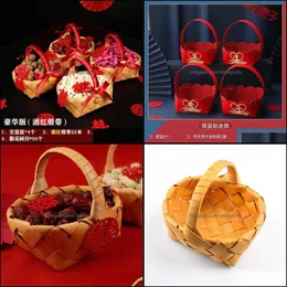 Gift Wrap Event Party Supplies Festive Home Garden Layout Decoration Creative Dried Fruit Wedding Candy Early Birth Takako Press St Basket