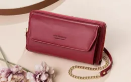 Wallets Holders Bags Lage Accessories Ll 2023 19Cm Leather Long Wallet Women Roma Card Holder Purse Female Purses Clutch Bag F8Mo0288 Dro