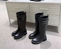 Botas de joelho sexy de cor de cor sólida, sola de couro da moda, salto fino versátil, trabalho confortável de trabalho especial 35-42