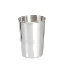 Stainless Steel Beer Cup Juice Cold Drink Milk Tea Mugs Party Barbecue Beer Cups With Handle Travel Portable Gargle Mug