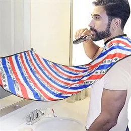 Man Bath Shave Apron Hair Shaving Cloth Clisting Cleaning Protecterer Bib Pairdresser Equipment 220621