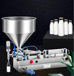 110v 220v 300-3000ml Paste Liquid Filling Machine Cream Shampoo Pneumatic Piston Filler Cosmetic Toothpaste oil honey pack