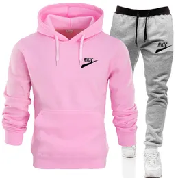 Spring and Autumn Dress Men Running Suit 2 Piece Set Sportswear Mężczyźni Moda Odzież Zewnętrzna dymu 2022 Siłownia Ubrania S-XXXL