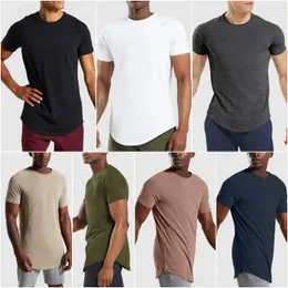 LL-FZ0888 Mens T-Shirts Tops Gym Clothing Summer Exercise & Fitness Wear Sportwear Running Loose Short Sleeve Shirts