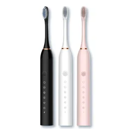 XQMQ X3 Original Electric Toothbrushes Ultrasonic With 4 Replacement Heads IPX-7 Waterproof Rechargeable Fully automatic Soft-bristled toothbrush irrigator