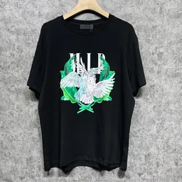 Topp Qaulity Mens Designer T Shirts Casual Tees Bekväma män Kvinnor Parrot Alfabetet tryck 100% Bomull AMR-skjorta T-shirts AM543141