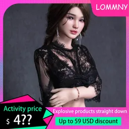 A Sex Doll LOMMNY Sex Doll Toy Sexy Toys Love Dolls Women Oral Semi-Solid Silicone Inflatable Doll 157Cm big lifelike