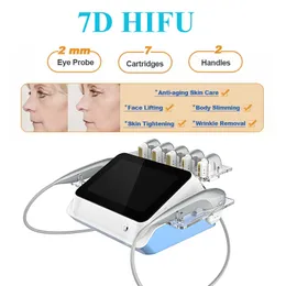 기타 미용 장비 비디오 수동 7D Hifu Face Ultrasound Skin Rejuvenation Top Wrinkle Remover Rovvious Jaw Line Fast Delivery