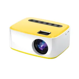 Nya T20-projektorer Mini Wireless Mobiltelefon Projektor Hem LED Liten bärbar projektor 1080p HD-projektion