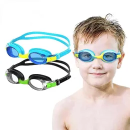 Findway Kids Swim Goggles（Age3-14）アンチフォッグ漏れない漏れた水泳の子供ゴーグル2分割快適なヘッドストラップ幼児Y220428