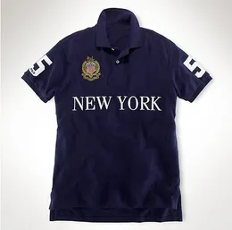 İndirimli Polos Gömlek Kısa Kollu Tişört Markası Milan New York Chicago Los Angeles Dubai Özel Fit 332