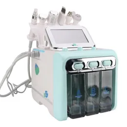 Pro 6in1 Acqua facciale peeling microdermoabrasione Ultrasone idro -dermabrasion aspirapolvere sparabullo sparatutto per la pulizia della pelle del viso