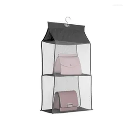 Foldable Hanging Bag Purse Handbag Organizer Door Sundry Pocket Hanger Storage Closet Boxes & Bins