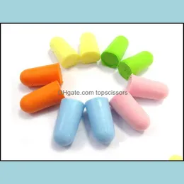 600Pairs/Lot Fast Soft Sponge Ear Plugs Tapered Travel Sleep Noise Prevention Earplugs Drop Delivery 2021 Care Supply Health Beauty Pei9V