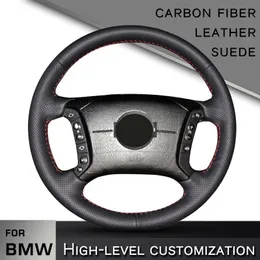 Steering Wheel Covers Custom Car Cover For E36 1995-2000 E46 1998-2004 E39 1995-2003 X3 E83 X5 E53 2000-2006 InteriorSteering CoversSteering