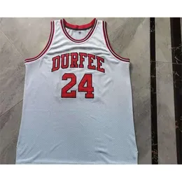 Chen37 희귀 농구 저지 남성 청소년 여성 빈티지 #24 Chris Herren Limited 시리즈 Durfee High School College Size S-5XL 이름 또는 번호