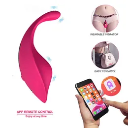 Sex toy toys Vibratore Massaggiatore Giocattoli 2022 App Remote Control Wearable Panty g Spot Vagina Clitoride Stimolatore potente Mutandine vibranti per adulti 0A9O