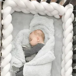 Подушка/декоративная подушка детская кровать бампер 4 нитей завязанный плетенный 1/2/3 м.