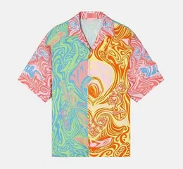 202x Designer Männer lässig Hemden Brief Print Frauen Hawaiian Shirts Loose Beach Seaside alle mit Streetstyle Mode Kurzarm Tops M-3xl