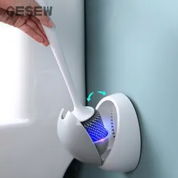 Gesew toaletowy szczotka do łazienki TPE silikonowe czyszczenie głowy