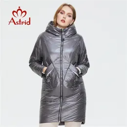 Astrid Autunno e inverno Cappotto da donna Cappotto di media lunghezza Cappotto caldo plus size Giacca da donna moda Parka in cotone sottile AM-9790 211215