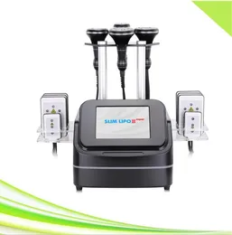 6 В 1 новейшем салоне спа -клиники Использование RF Ultrasonic Cavitation Gurning Cavitation RF Lipo Laser Machine