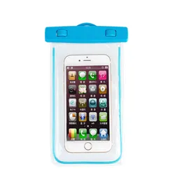 Universal Waterproof Bag Swimming Phone Cases Pouch f￶r iPhone Samsung smart telefon mobiltelefon