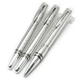 Crystal on Top Silver Lattice Roller Pen Office M Pens z numerami serii