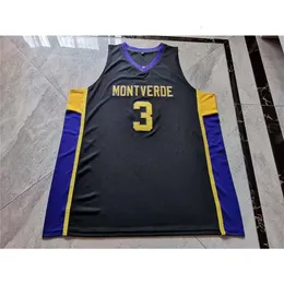 Uf Chen37 Rzadkie koszulki do koszykówki mężczyzn Młodzież Kobiety Vintage #3 d'Angelo Russell Montverde High School College Size S-5xl Custom Dowolne nazwisko lub numer
