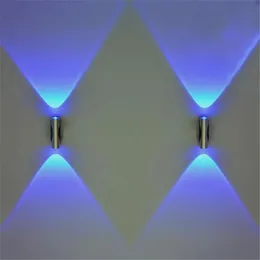 Wall Lamp Mordern LED Light 2W 6W Dual-Head Sconces AC85-265V Hall Corridor Stairway Bedroom Reading Indoor Decor Lighting Wall