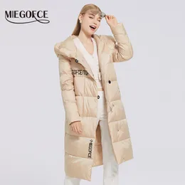 Miegofce Winter Womens Cotton Jacket Long Coat Clitch Crity Parka Women Women Coat Jacket for Winter Women Cotton 201026