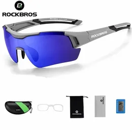Rockbros Ecling Men's Glasses Polarized Cycling Glase Sports Bike Glasse Outdoor Sunglasses Eycling Eyewear 220524