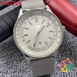 Alta qualidade de relógio funcional completo mecânica automática homens relógio cronógrafo masculino aço inoxidável Stopwatch stopwatch impermeável relógios de pulso