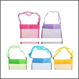 Andere Housekee Organization Hausgartenrohlinge Kinder Mesh Shell Strand Muscheltasche Kinderspielzeug Erhalten Sie Aufbewahrungstaschen Drop Delivery